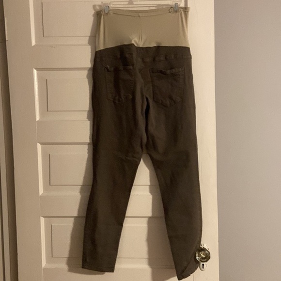 Angel Kiss Distressed Military Green Jean - Picture 4 of 5